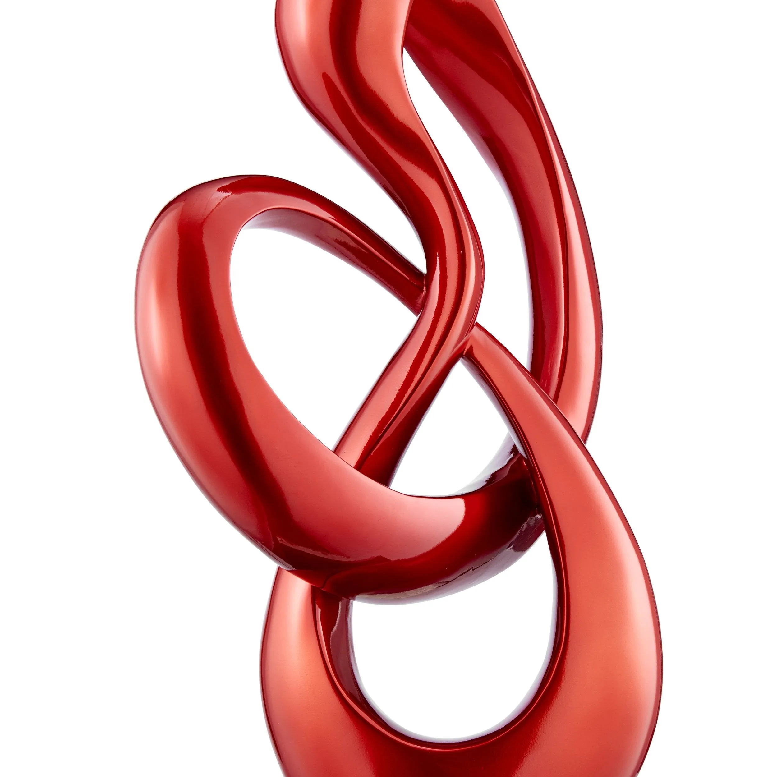 Antilia Treble Abstract Sculpture - Large Metallic Red