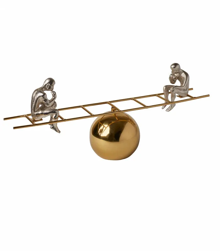 Balanced Thoughts Sculpture - Gold