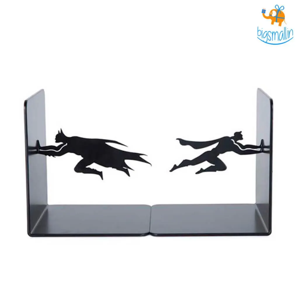 Batman v Superman Metal Bookends