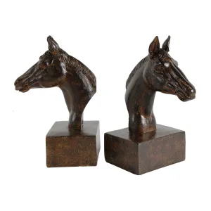 Block Horse Head Bookends