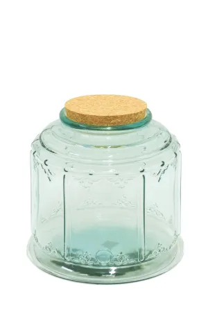 Bohemian Tall Jar Clear