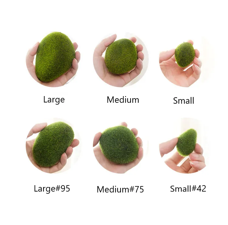 Bulk Artificial Moss Rocks Artificial Greenery Moss Plants For DIY Fairy Garden Aquarium Fish Tank Wholesale