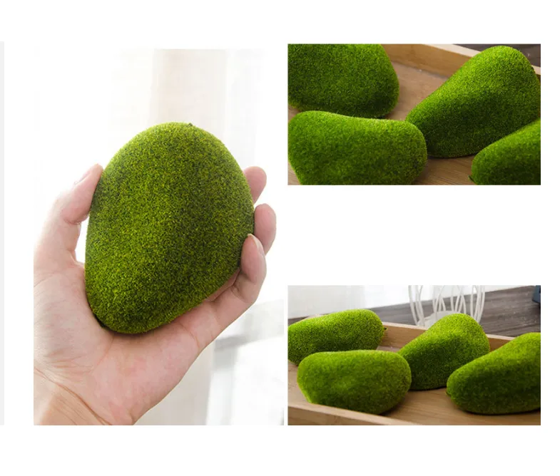 Bulk Artificial Moss Rocks Artificial Greenery Moss Plants For DIY Fairy Garden Aquarium Fish Tank Wholesale