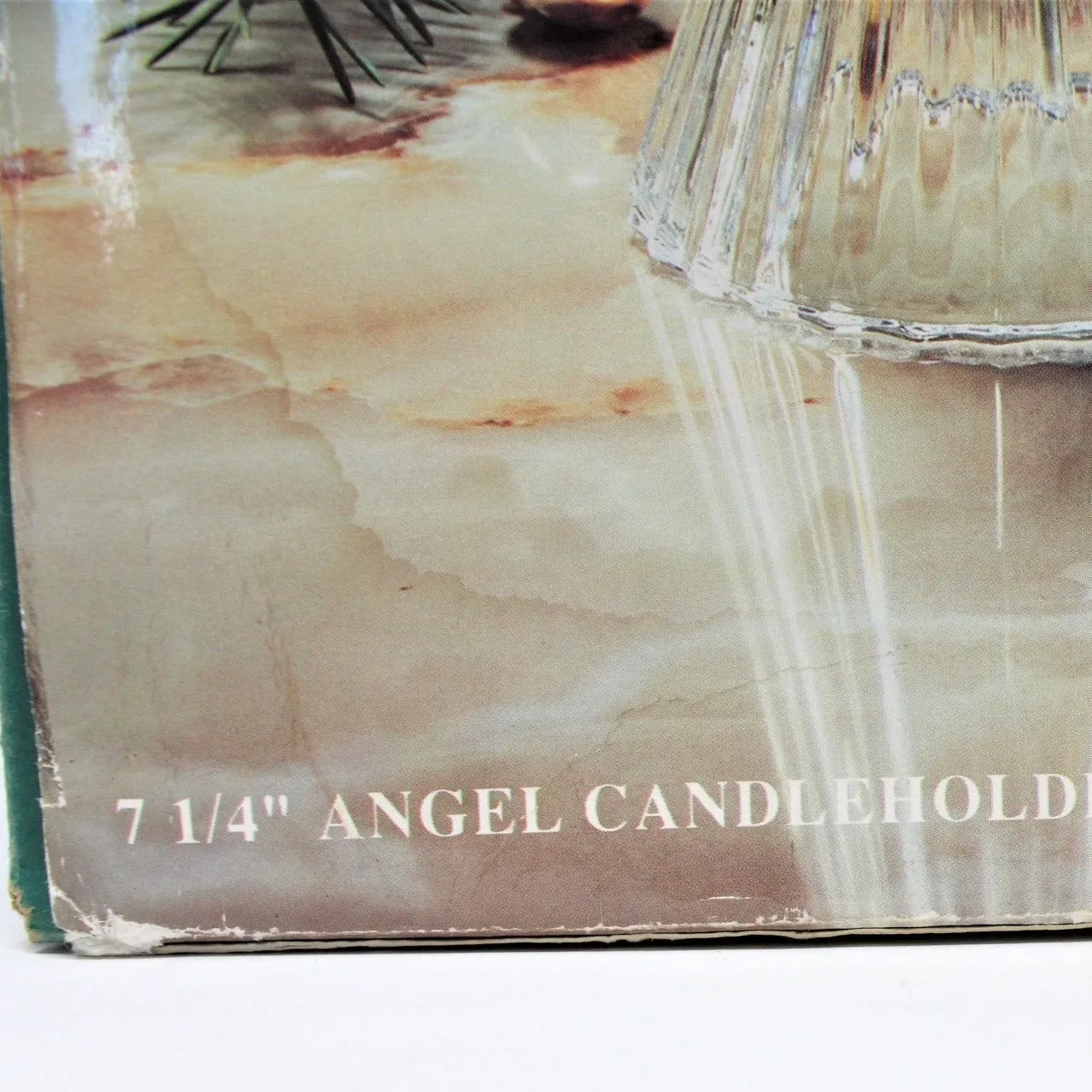 Candle Holders, Crystal Angels, Set of 2, St. George Crystal, USA