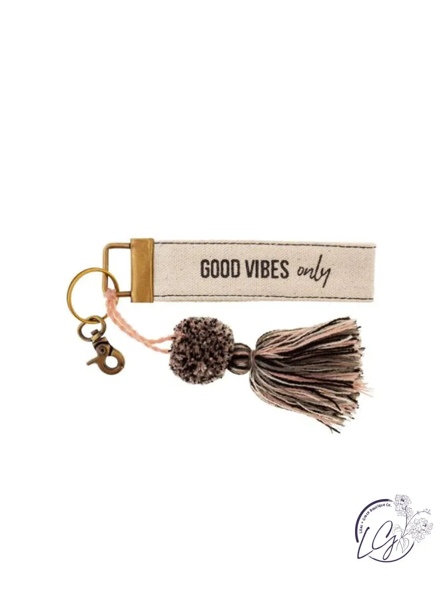 Canvas Tassel Keychains