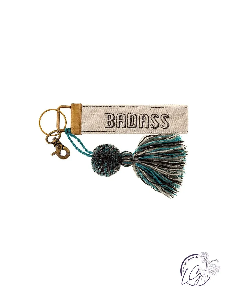 Canvas Tassel Keychains