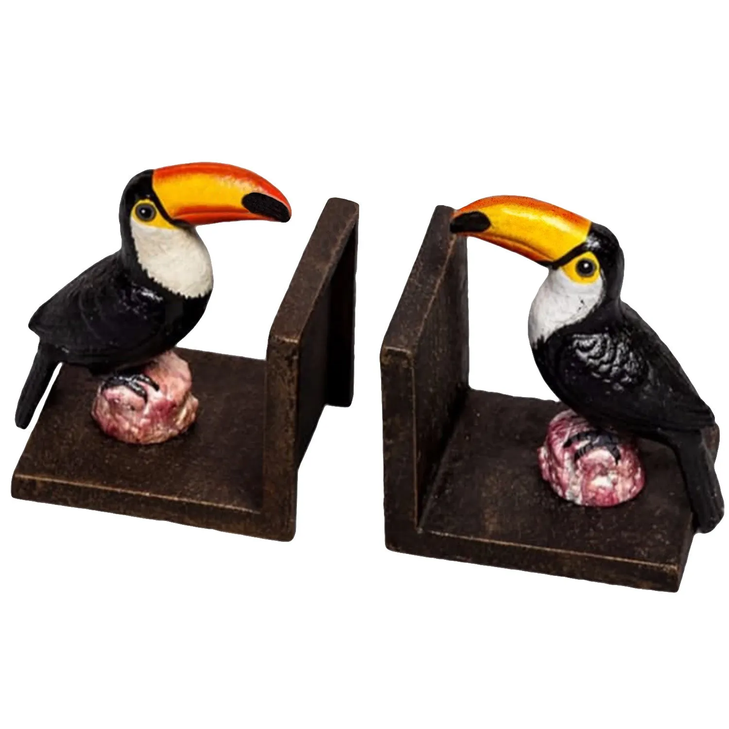 Cast Iron Toucan Bookends