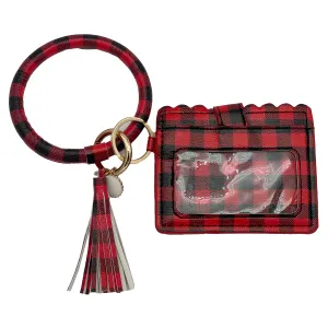 CL-7848 WRISTLET ID WALLET BUFFALO PLAID