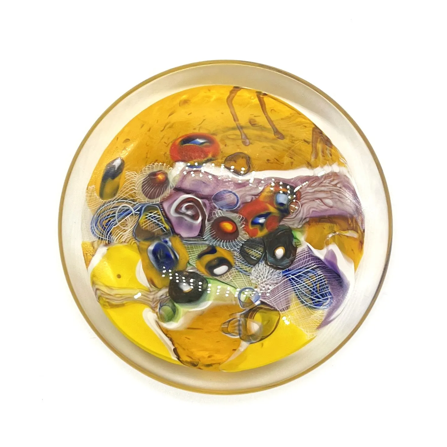 Colorfield Paperweight by Wes Hunting Studio