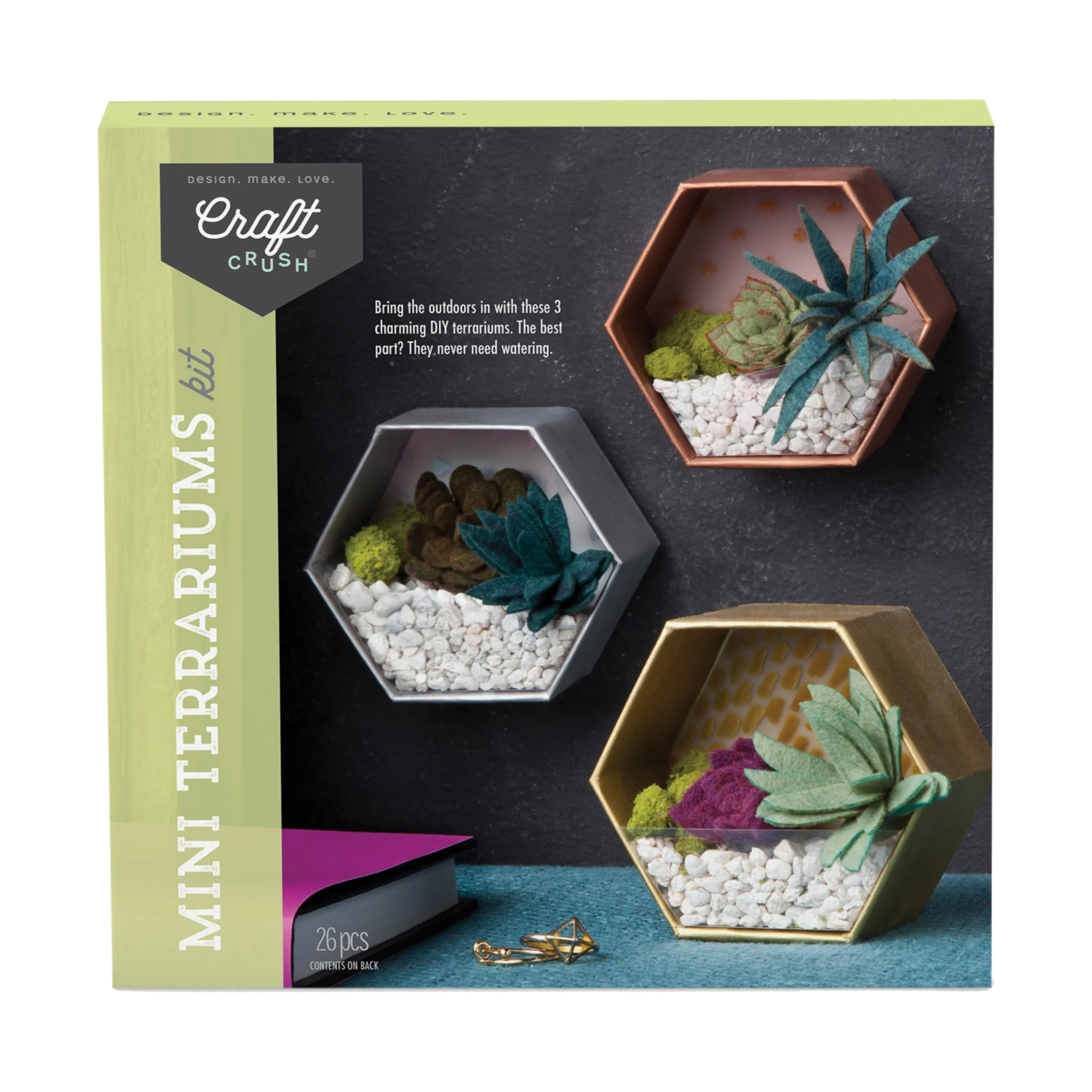 Craft Crush - Mini Terrariums Kit