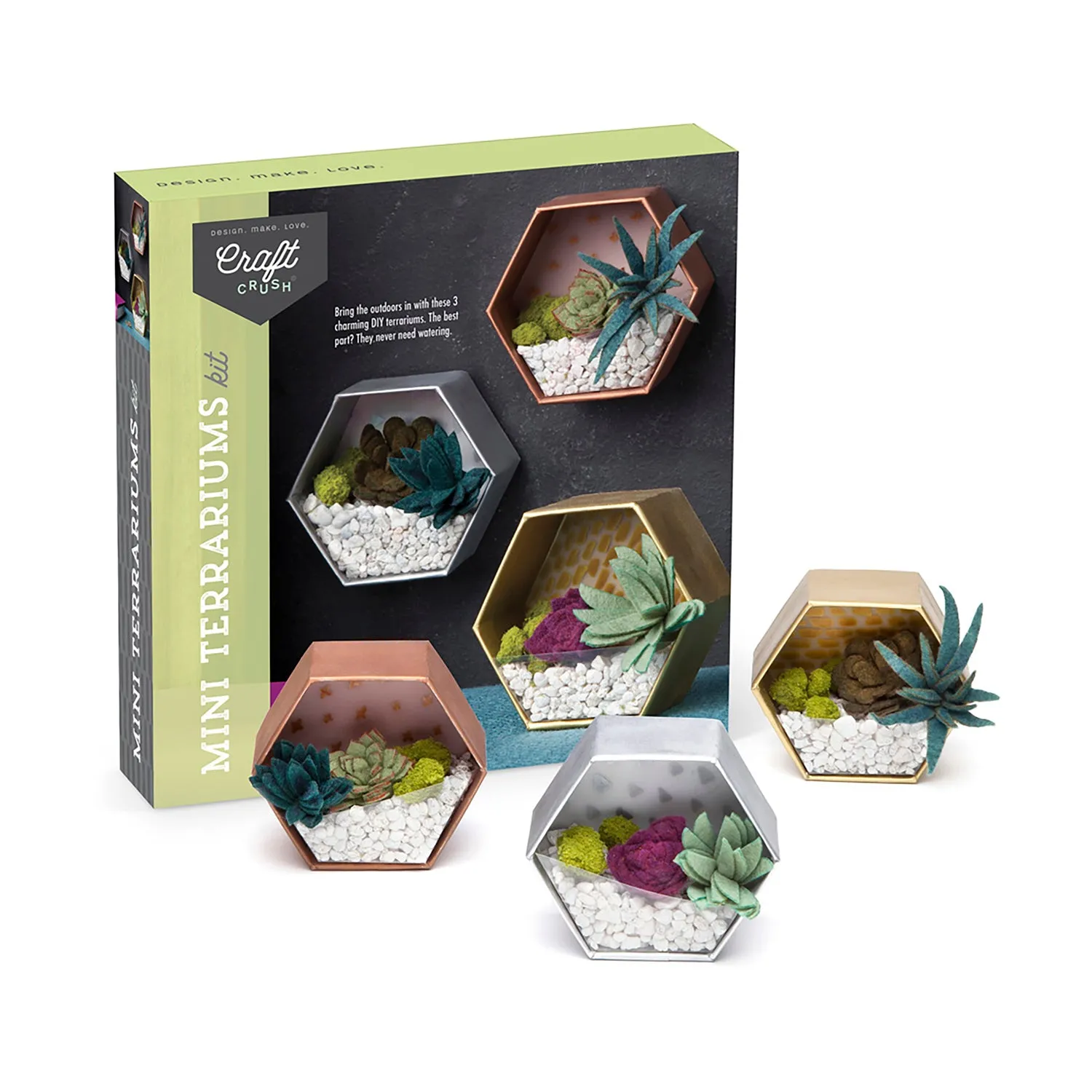 Craft Crush - Mini Terrariums Kit