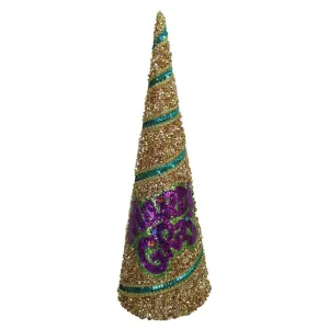 December Diamonds Mardi Gras Mardi Gras Cone Figurine