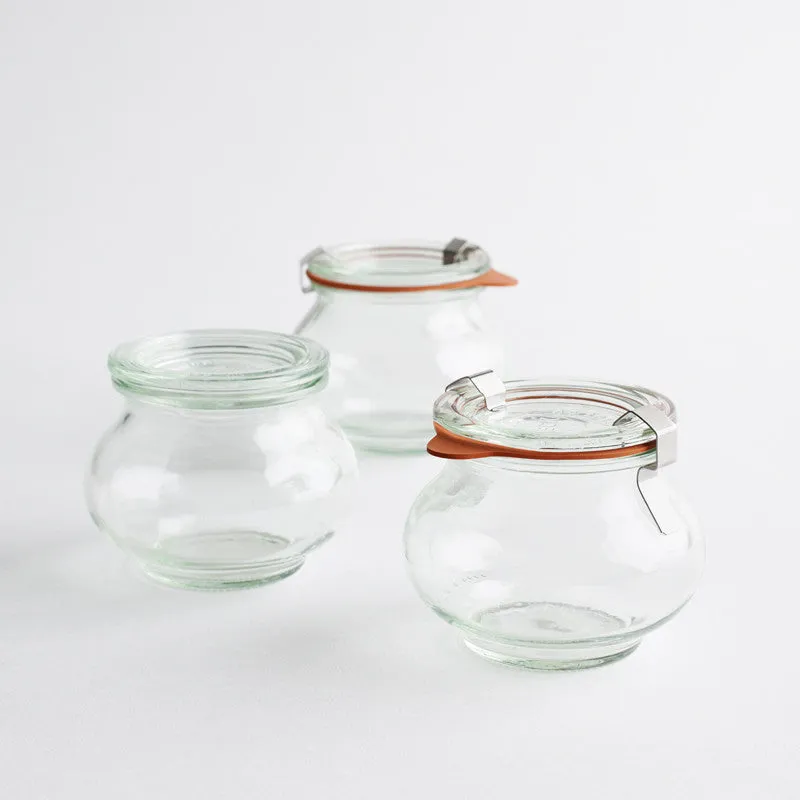 Deco Glass Preserving Jar - 3 sizes