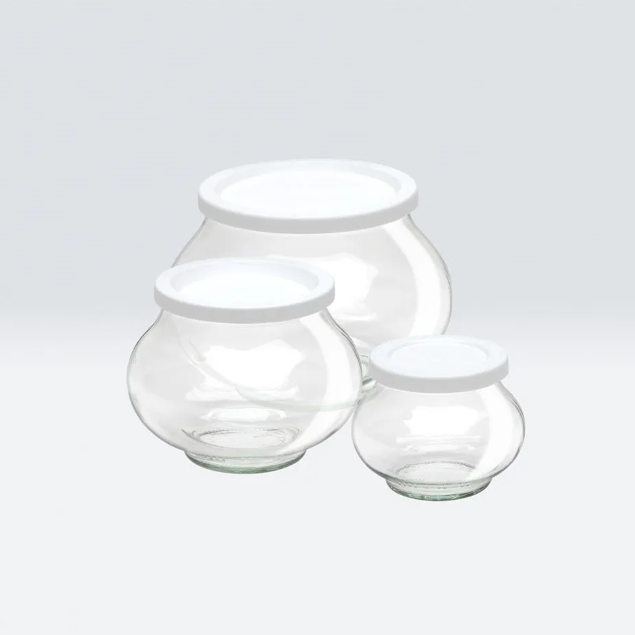 Deco Glass Preserving Jar - 3 sizes