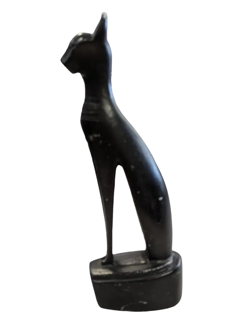 Egyptian Black Cat Sphinx Figurine/Statue/Paperweight