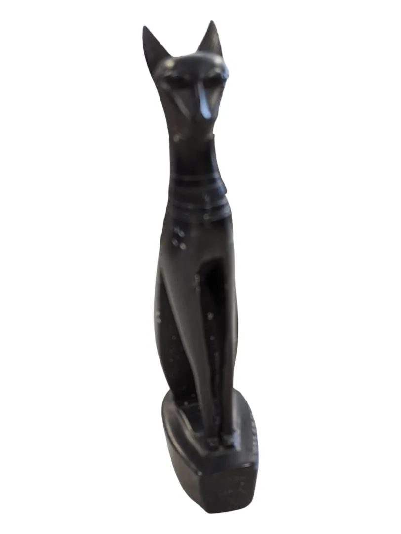 Egyptian Black Cat Sphinx Figurine/Statue/Paperweight