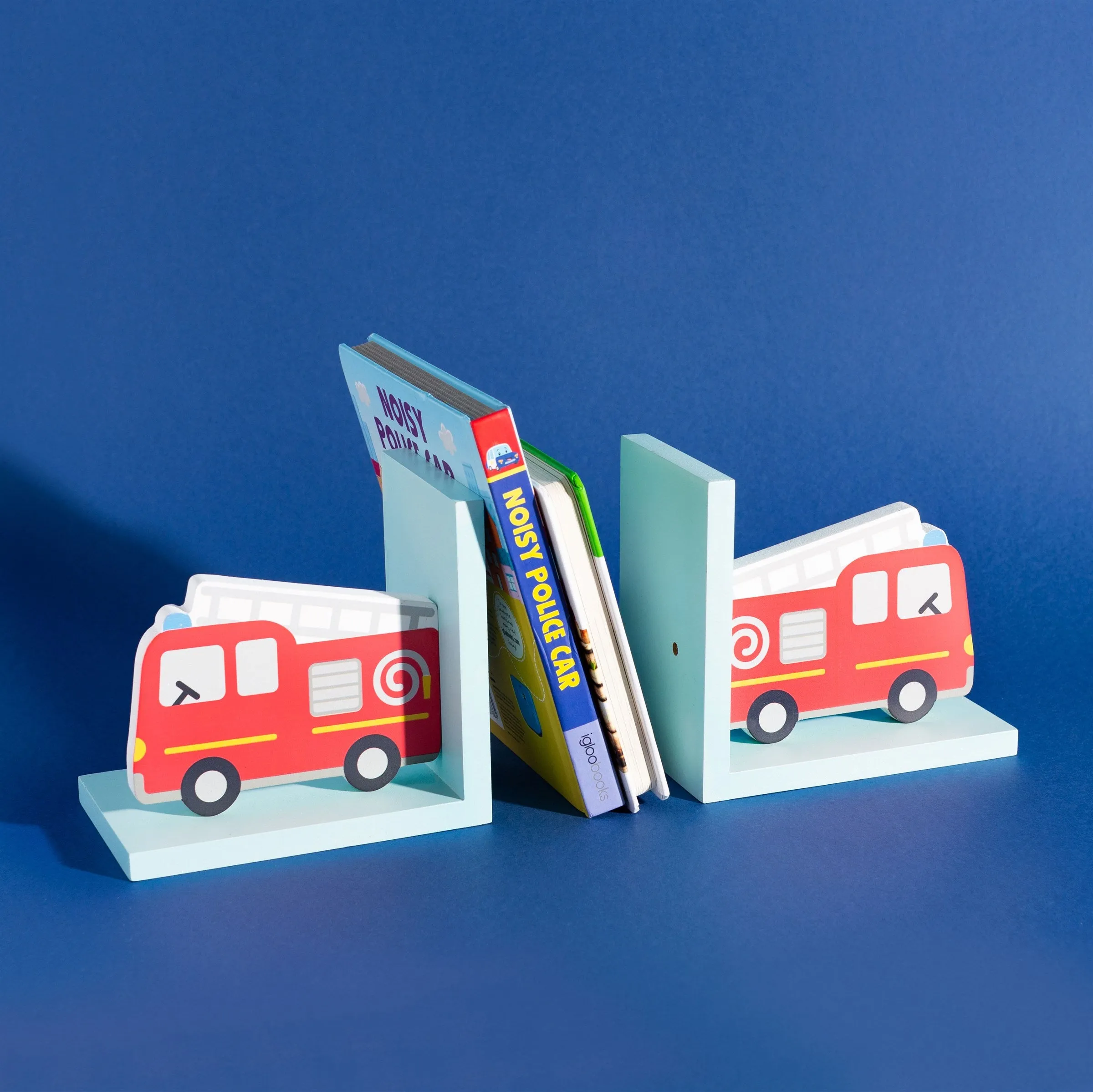 Fire engine bookends