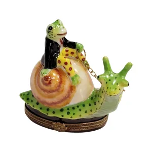 Frog Riding Snail