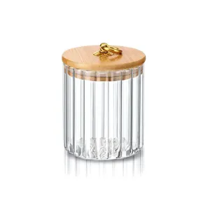 Glass Storage Jar 500ml With Bamboo Lid