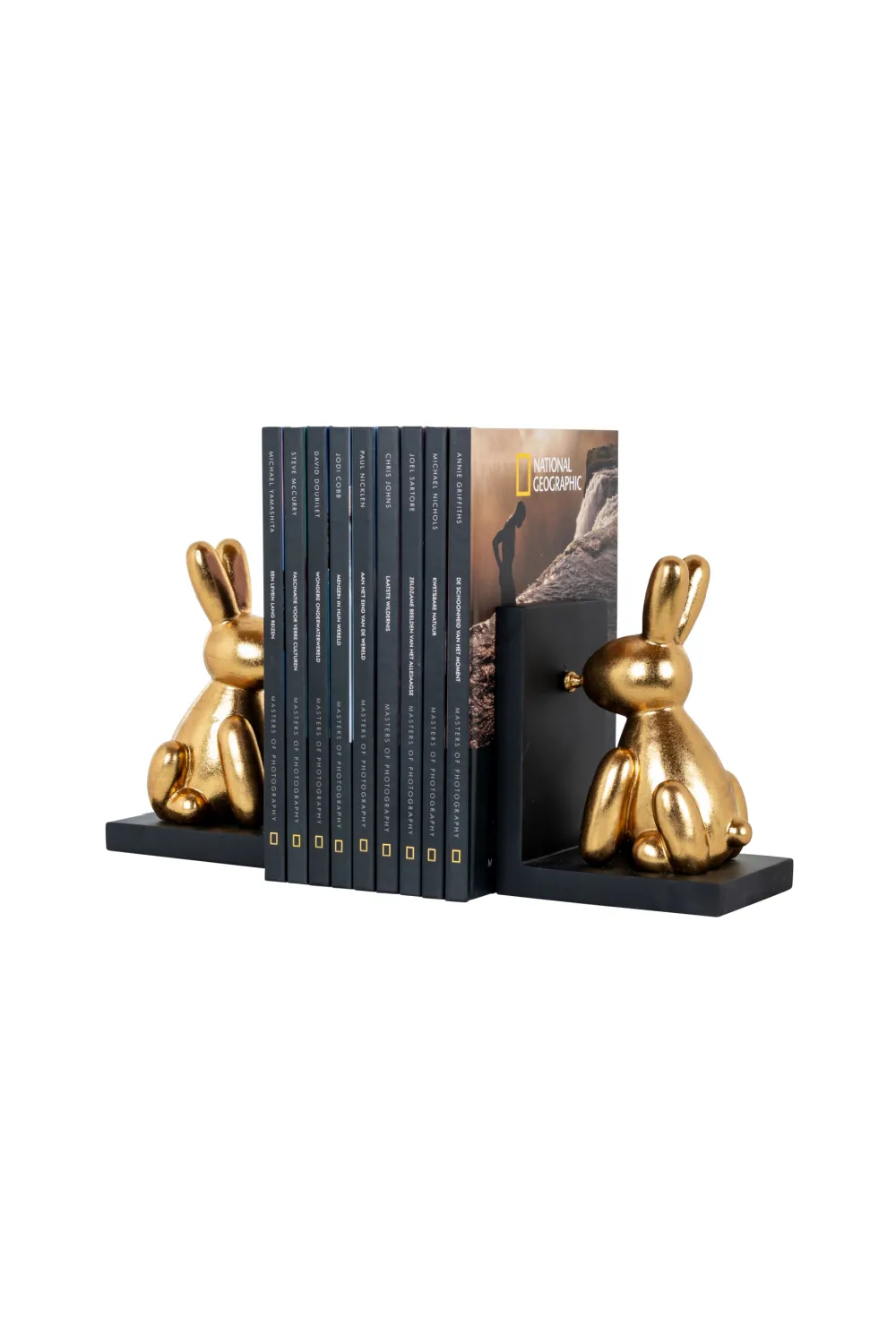 Gold Rabbit Book Ends | OROA Cony