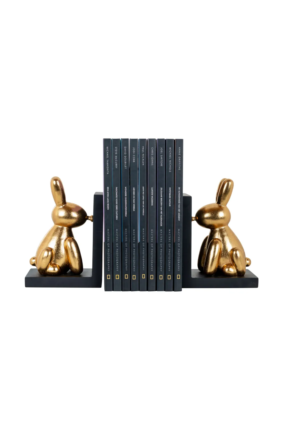 Gold Rabbit Book Ends | OROA Cony