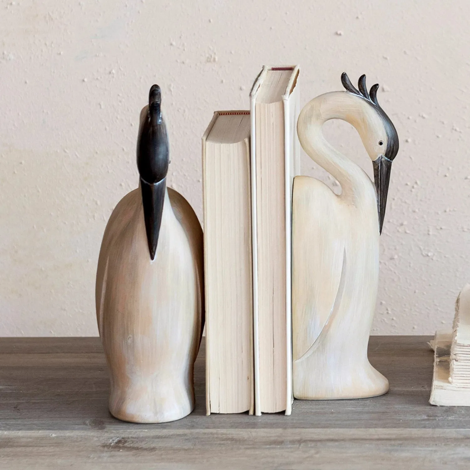 Heron Bookends Set