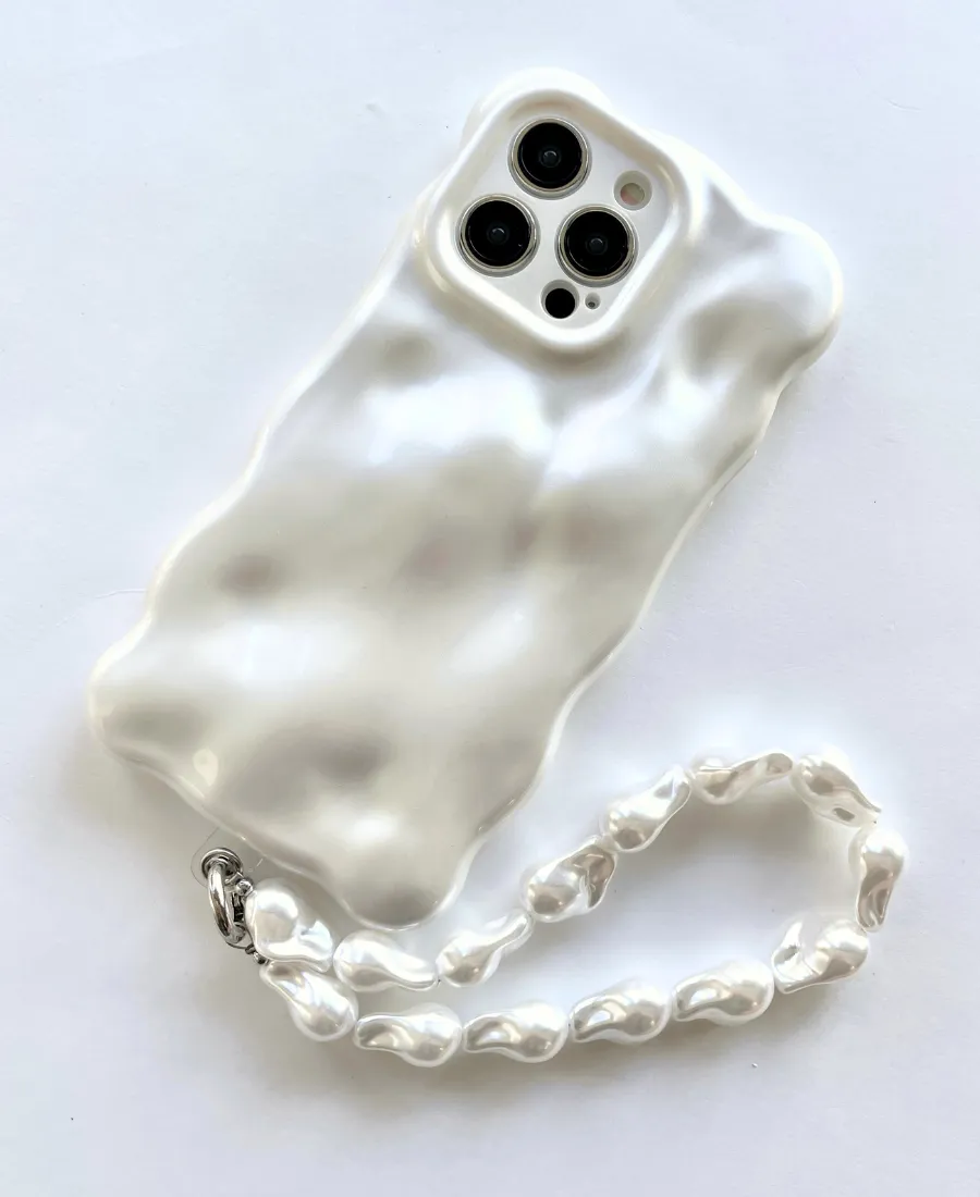 Ivory Pearl Phone Bracelet