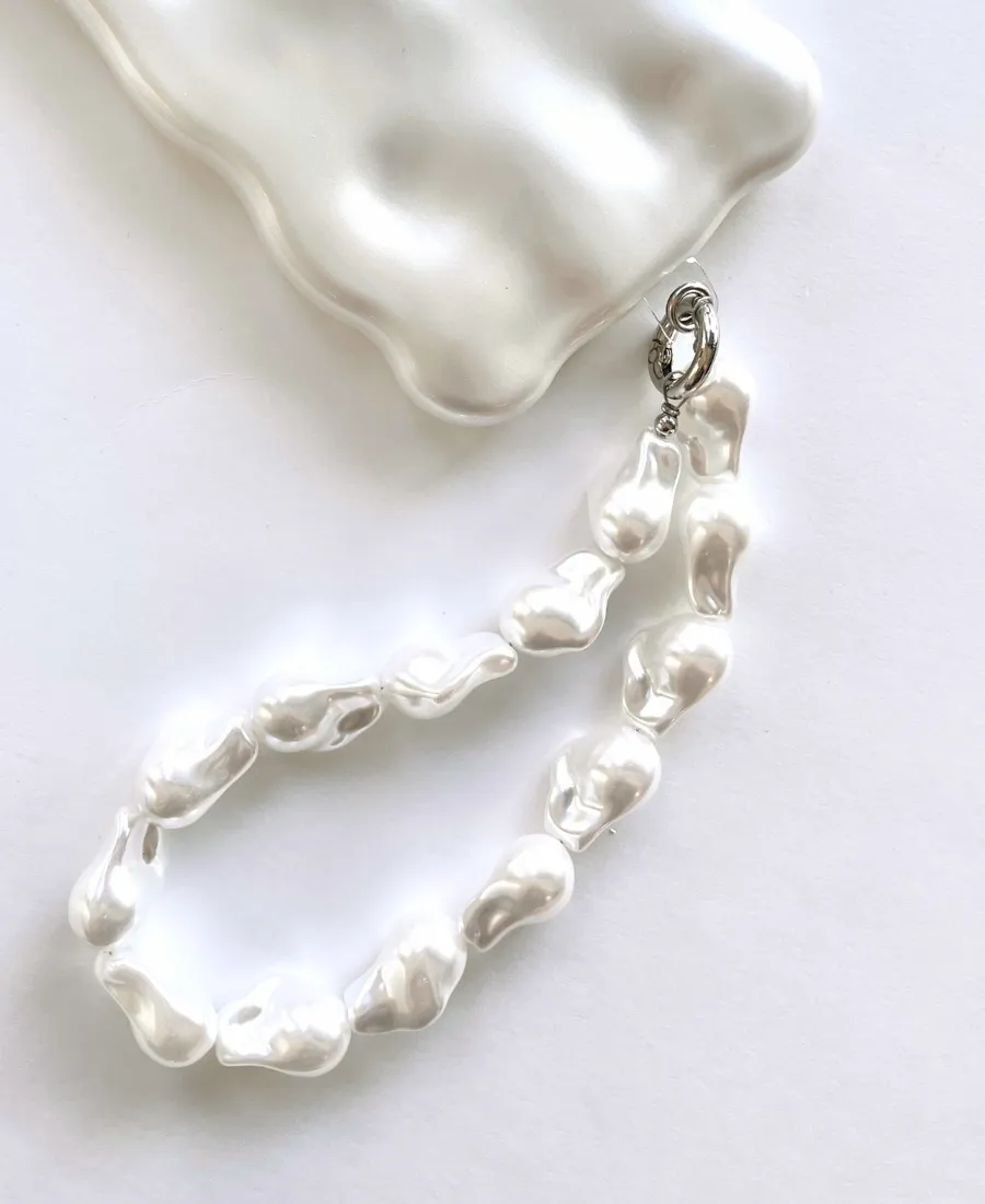 Ivory Pearl Phone Bracelet