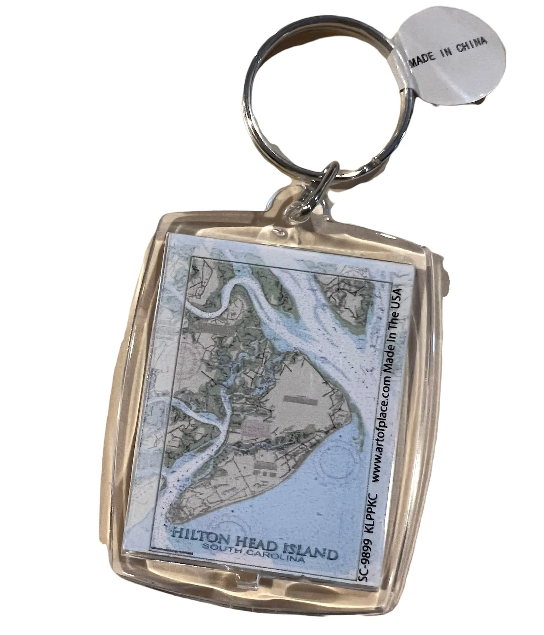 Key Chain- Plastic HHI Map