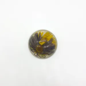 Lilac and Yellow Botanical Paperweight