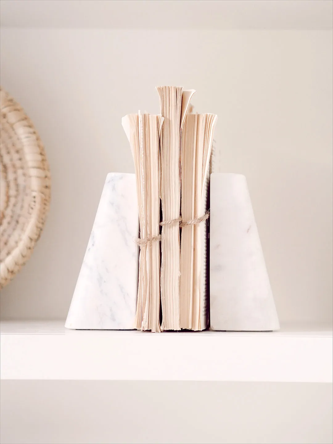 Marvellous Marble Bookends Set