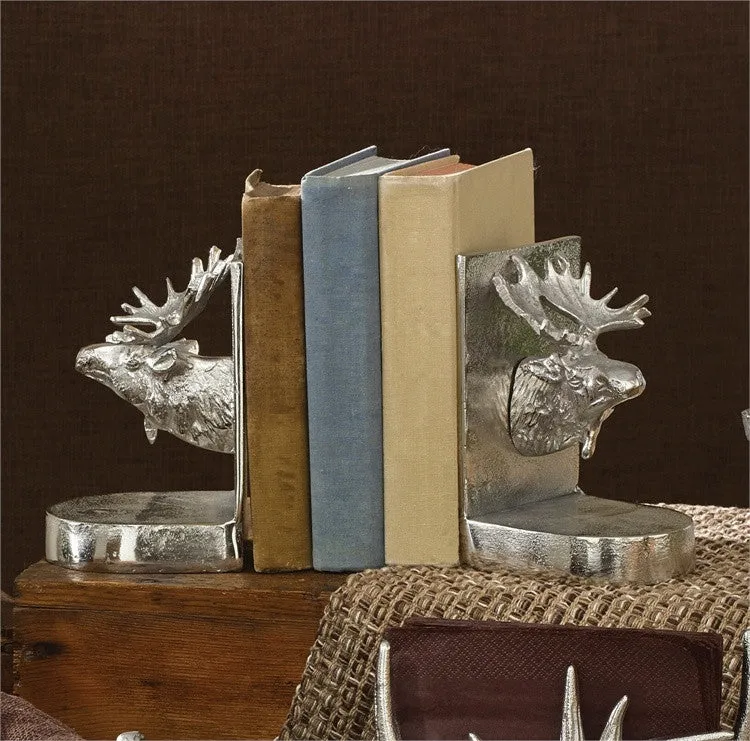 Moose Metal Bookends