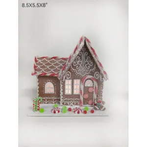 Regency International 8.5" LED/Battery/Timer Cardboard Candy House