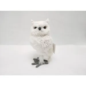 Regency International Faux Fur Feather Snow Owl