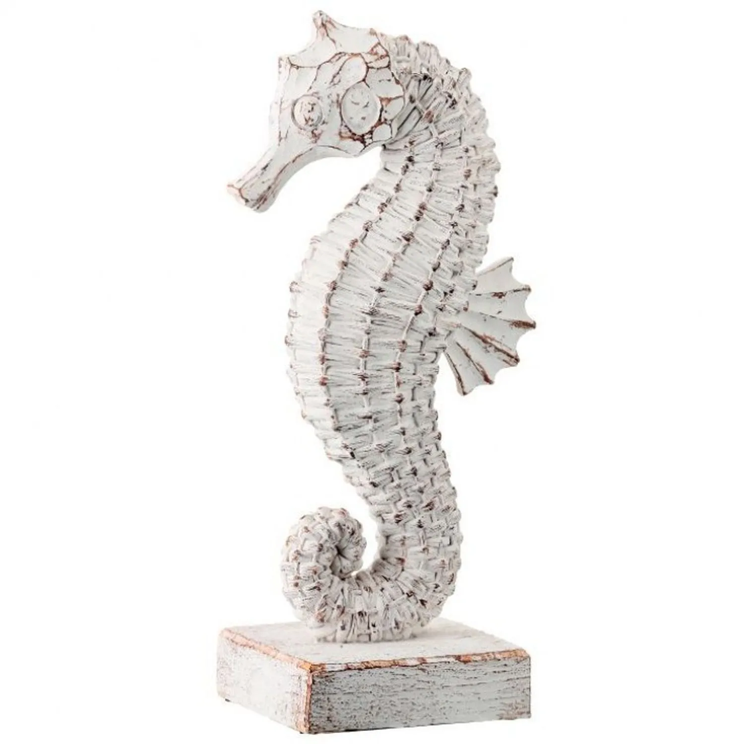 Regency International Resin 'Wicker' Seahorse 12.5" Tabletop Décor