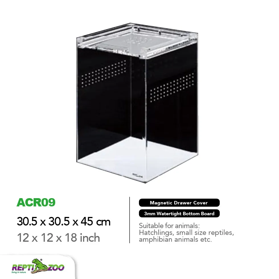 REPTIZOO Acrylic Breeding Enclosure ACR Series (Transparent)