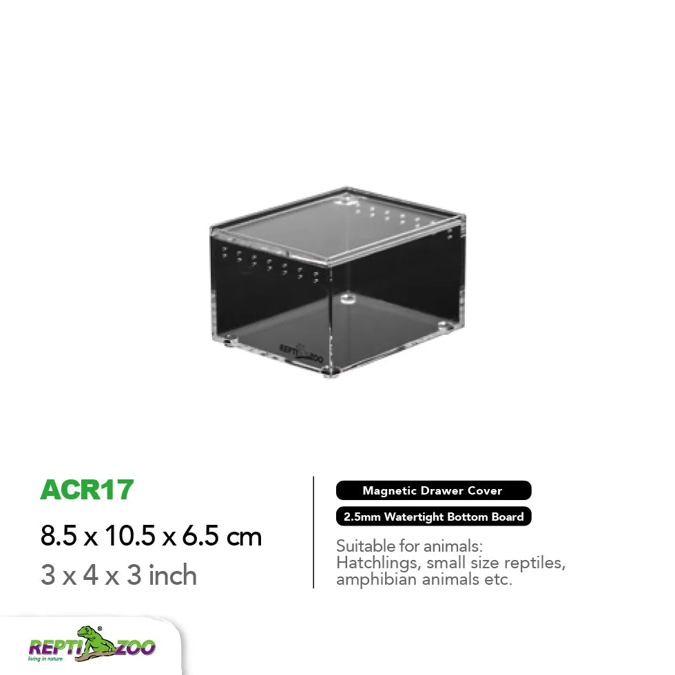 REPTIZOO Acrylic Breeding Enclosure ACR Series (Transparent)