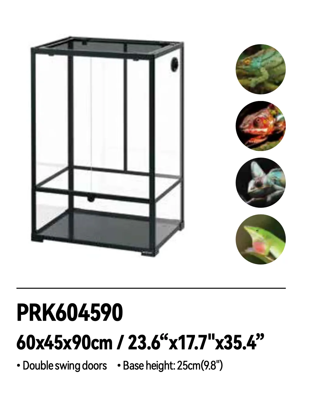 REPTIZOO ECO Knock Down Paludarium Glass Habitat PRK Series