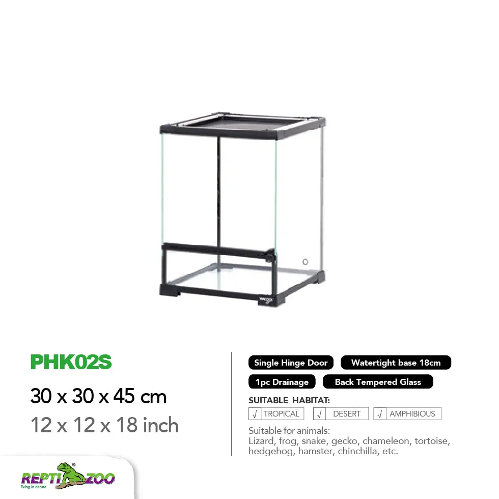 REPTIZOO Paludarium Ultra Clear Glass Habitat PHK Series