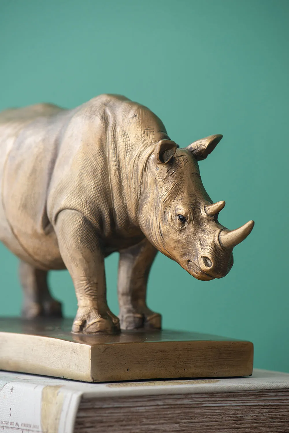 Rhinoceros Bookends (Set of 2)