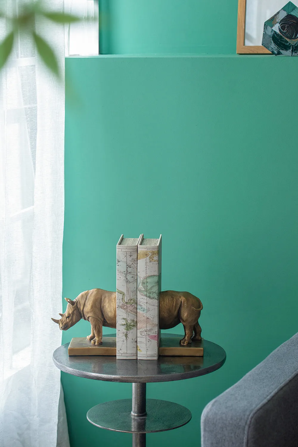 Rhinoceros Bookends (Set of 2)