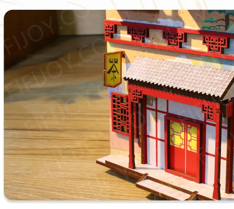 🌸Sakura Alley 3D Wooden Book Nook Kit