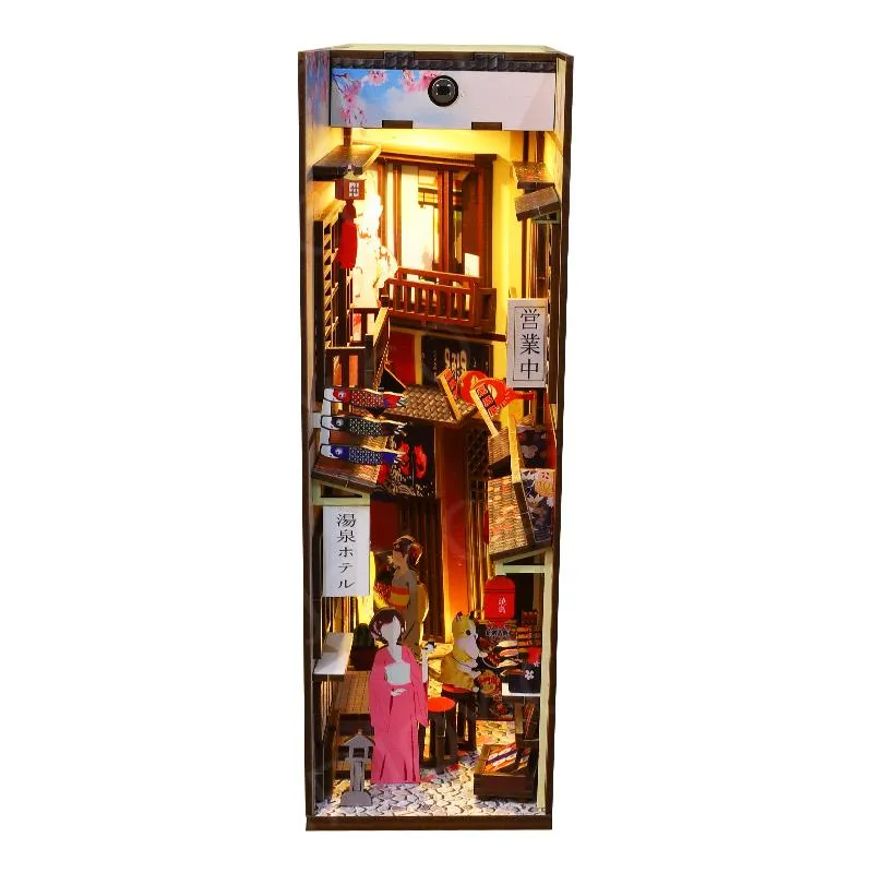 🌸Sakura Alley 3D Wooden Book Nook Kit