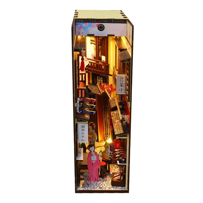 🌸Sakura Alley 3D Wooden Book Nook Kit