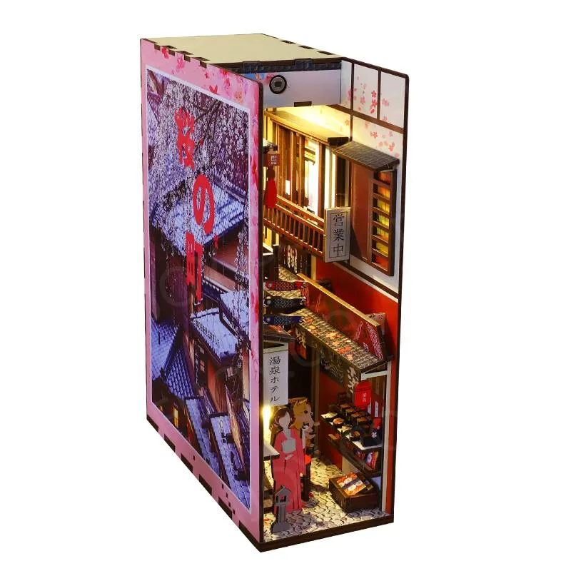 🌸Sakura Alley 3D Wooden Book Nook Kit