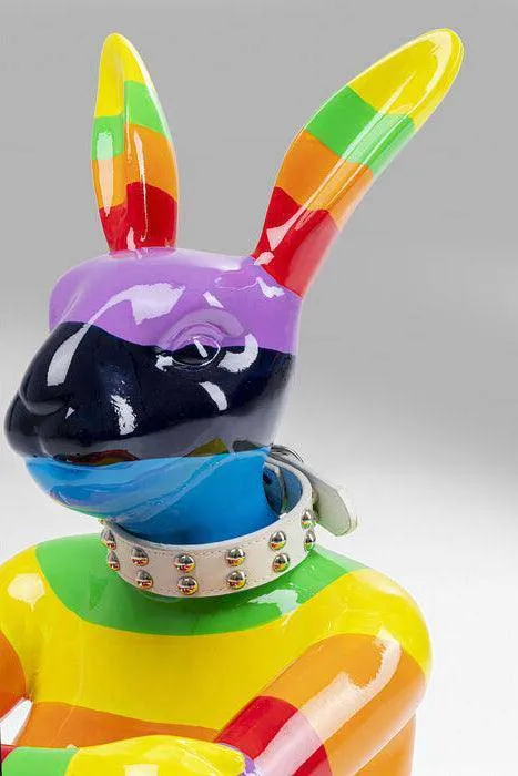 Sitting Rabbit Rainbow 80 Deco Figurine