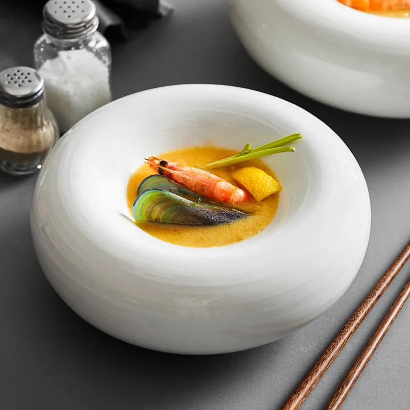 The New Artistic Conception Insulation Dish Ceramic Personality