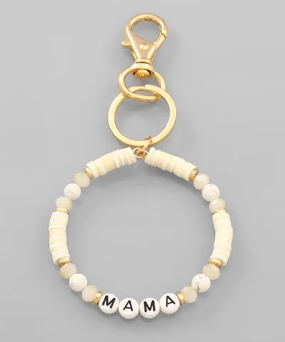 White Mama Key Chain