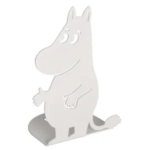 White Moomin bookends by Pluto Produkter