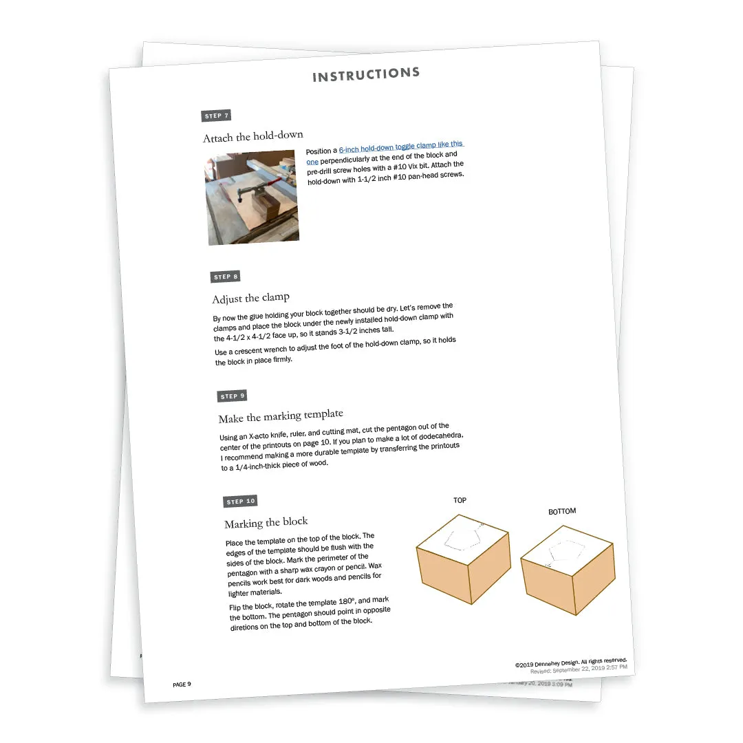 Wooden Dodecahedron DIY Project Plans